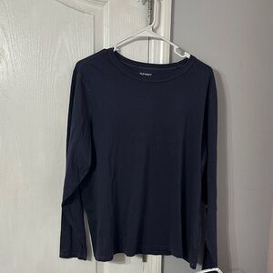 Old Navy Dark Blue Long Sleeve Top
